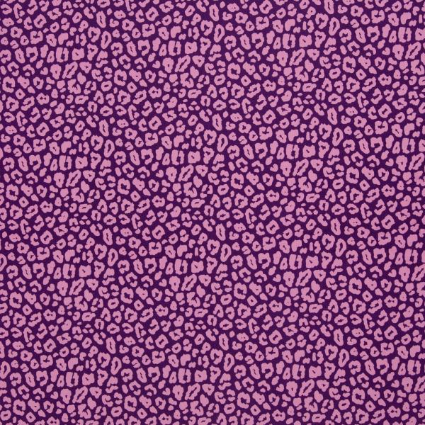 Baumwolle Leoni Animalprint  Lila/Flieder by Swafing